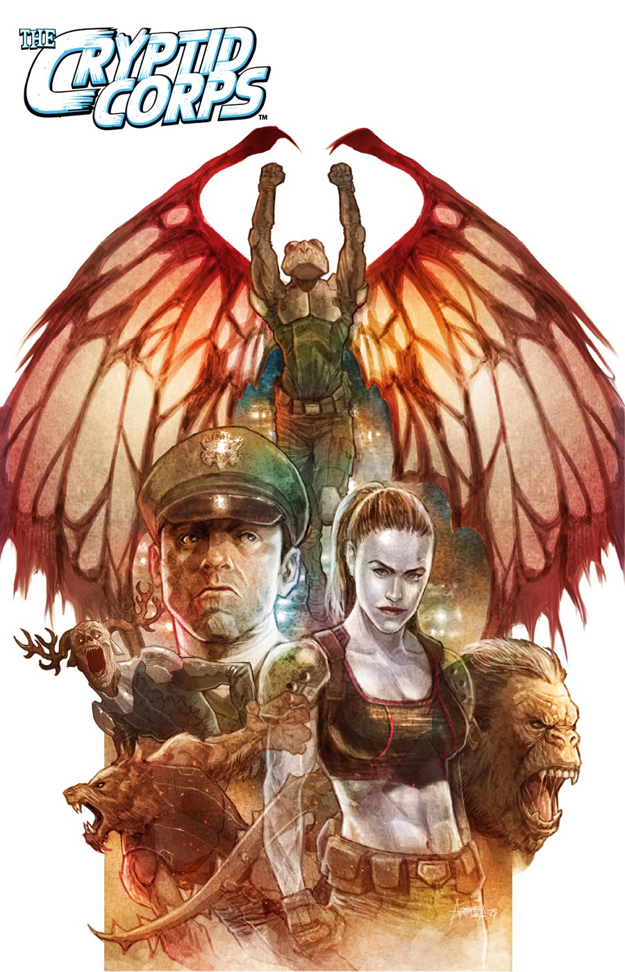 Cryptid Corps #5 Cover B Variant Erwin J Arroza Cover