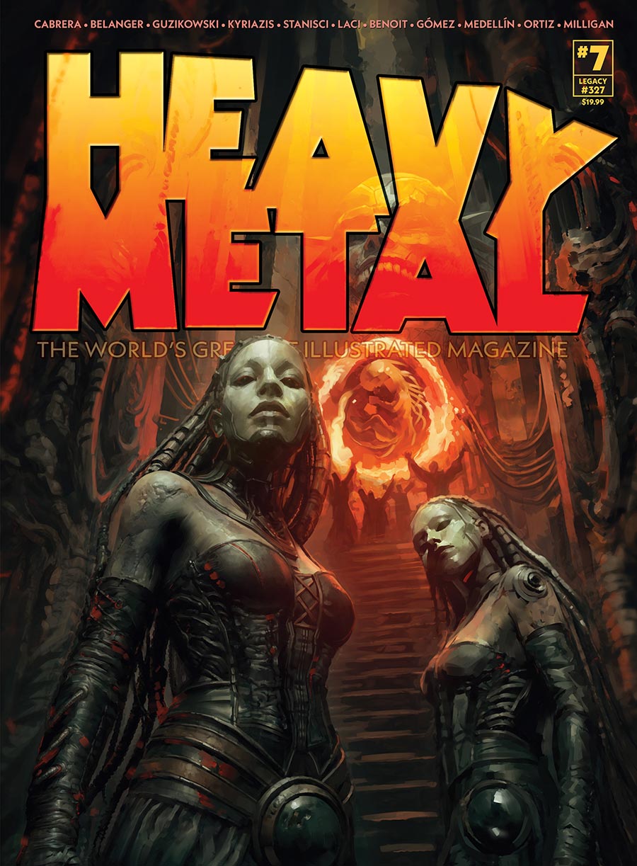 Heavy Metal Magazine #7 Cover A Regular Carlos Cabrera Cover