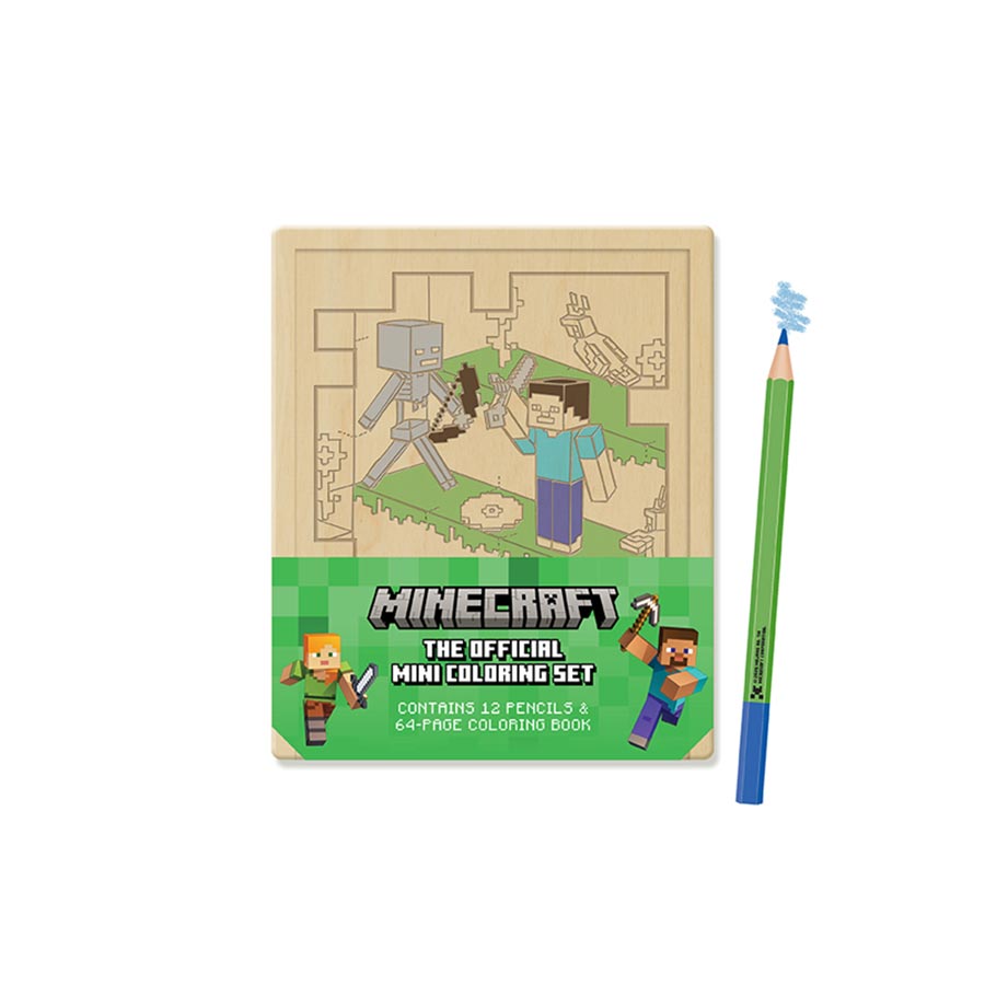 Minecraft The Official Mini-Coloring Set TP