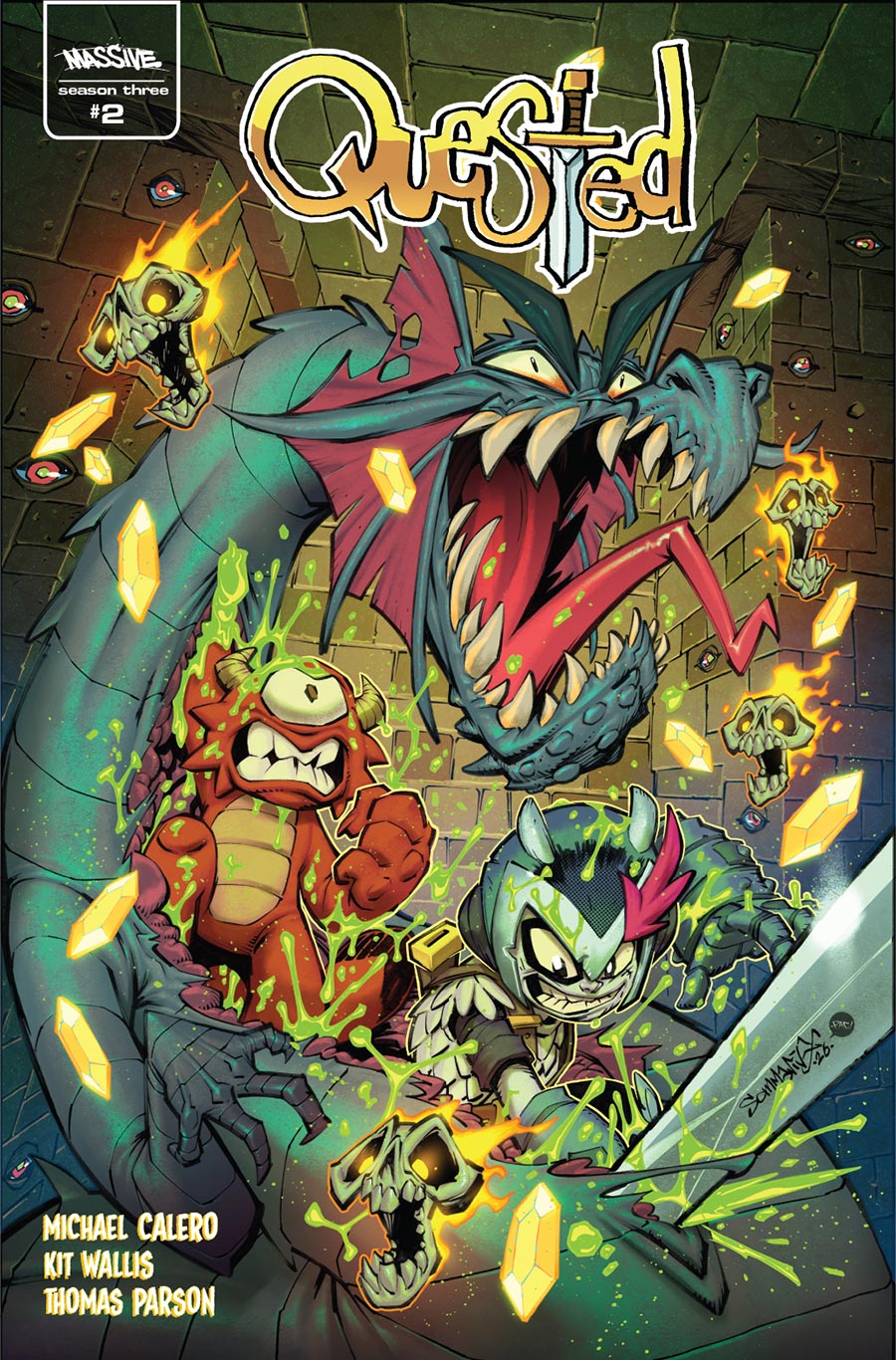 Quested Season 3 #2 Cover B Variant Jon Sommariva Cover
