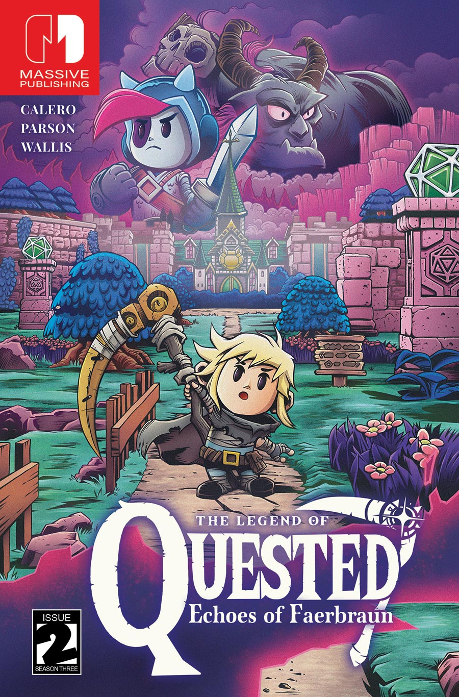 Quested Season 3 #2 Cover C Variant Trevor Richardson Video Game Homage Cover