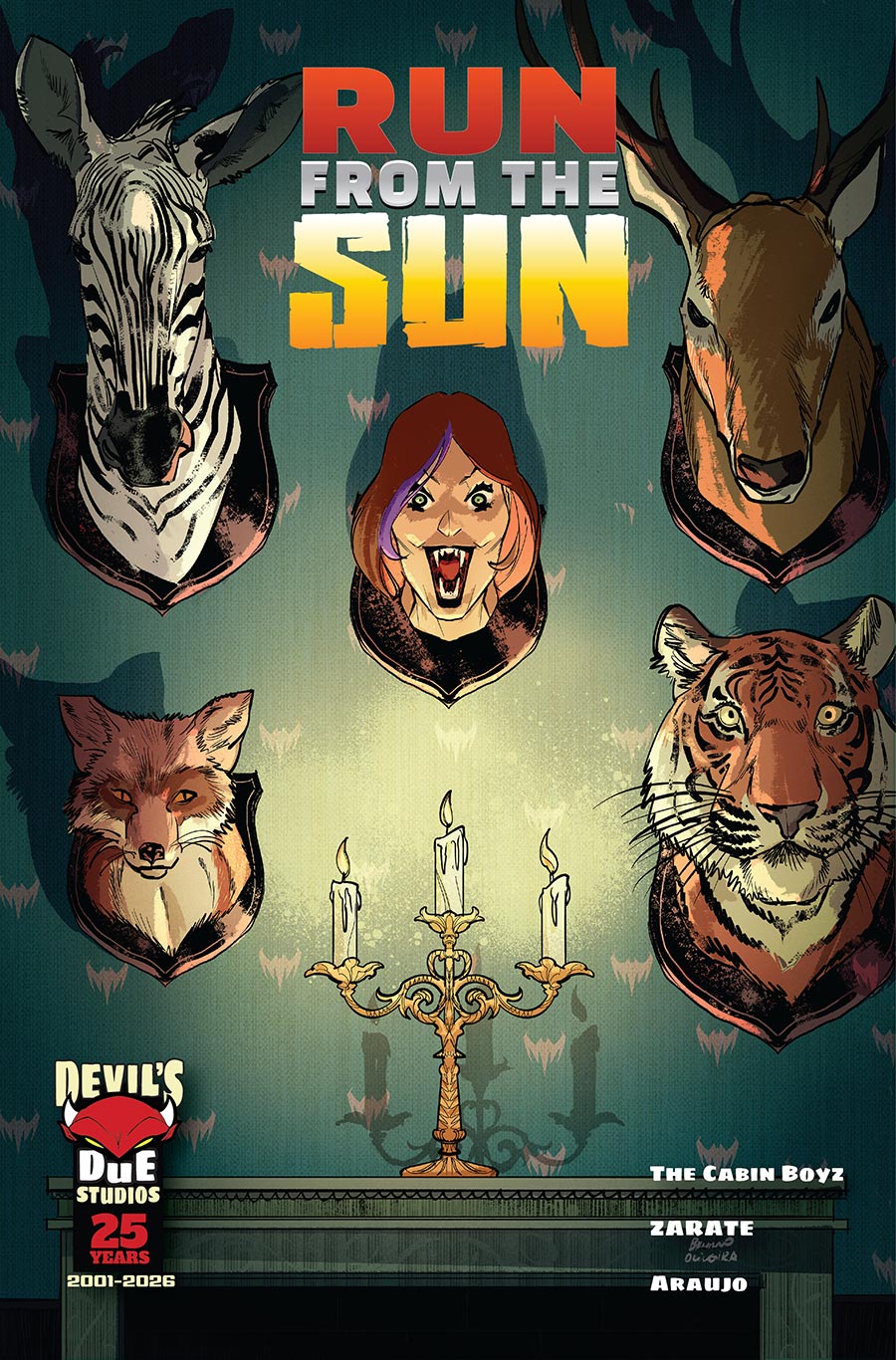 Run From The Sun #1 Cover B Variant Bruno Oliveira Cover