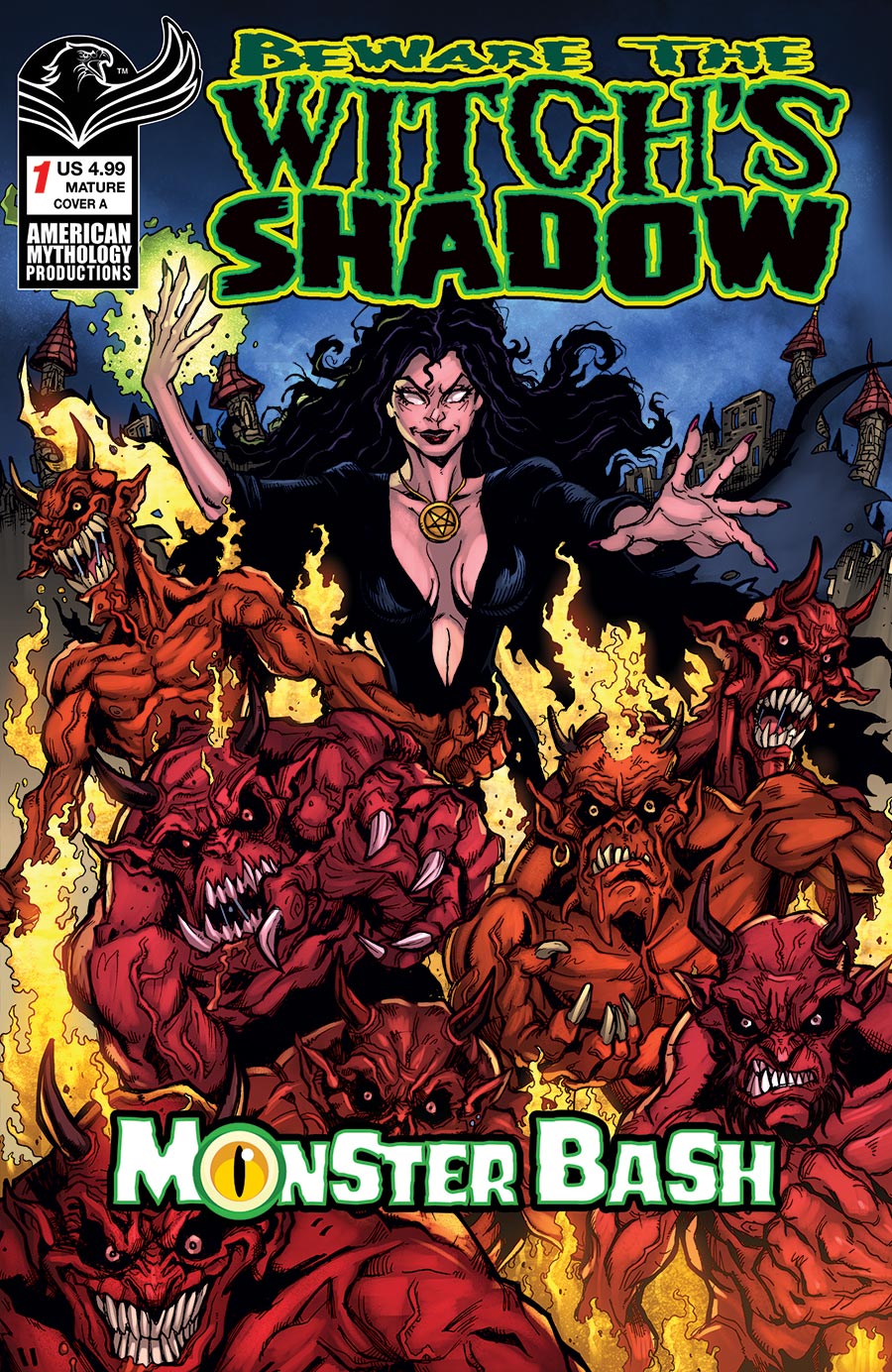 Beware The Witchs Shadow Monster Bash #1 Cover A Regular Puis Calzada Cover