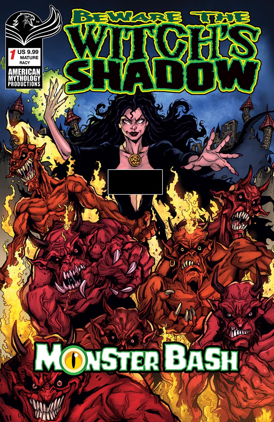 Beware The Witchs Shadow Monster Bash #1 Cover C Variant Puis Calzada Racy Cover