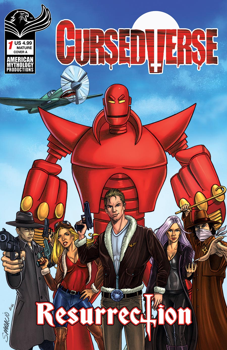 CursedVerse Resurrection #1 Cover A Regular Mark Sparacio Cover