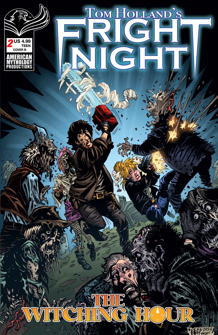 Tom Hollands Fright Night The Witching Hour #2 Cover B Variant Neil Vokes Cover