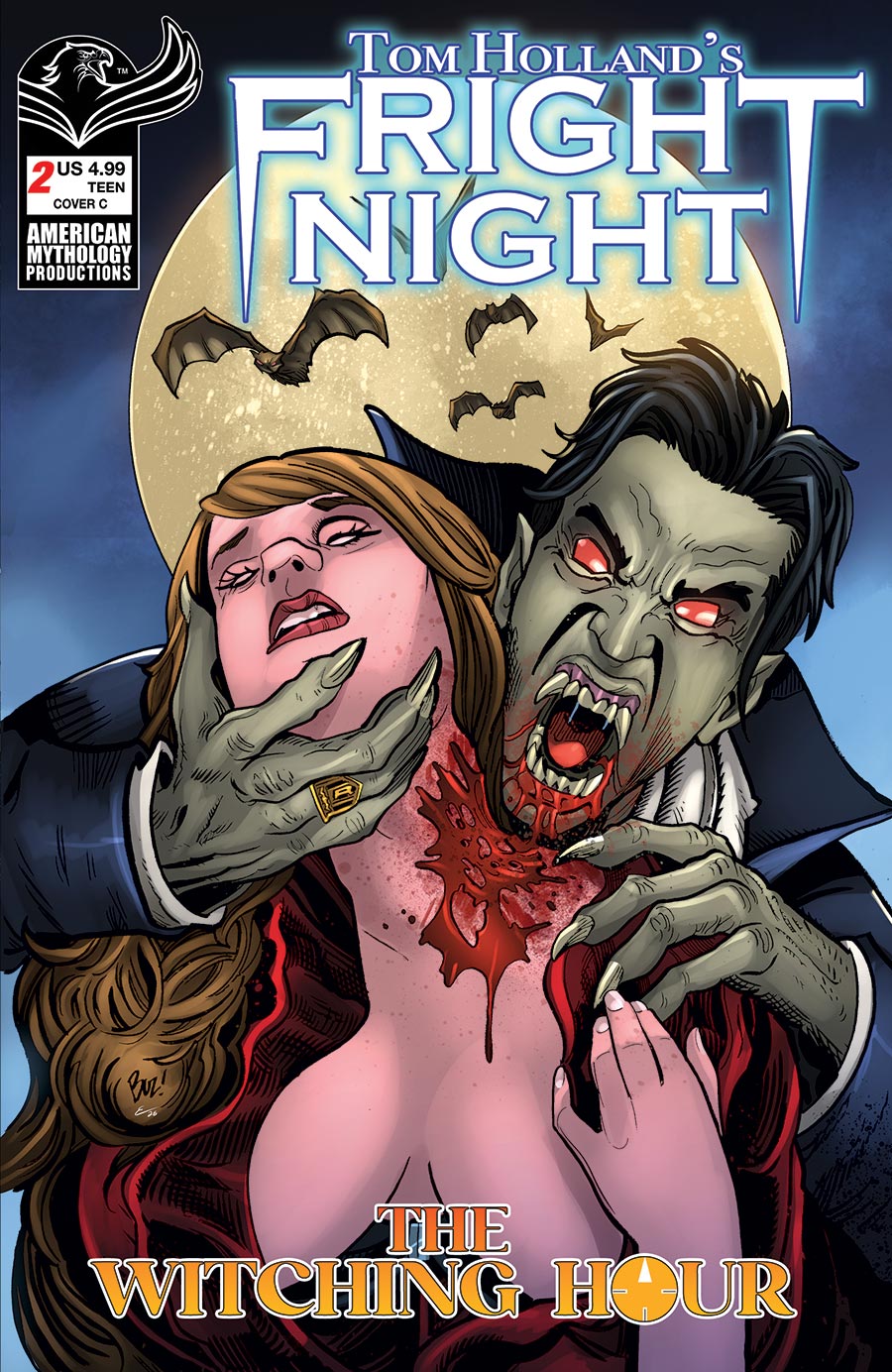 Tom Hollands Fright Night The Witching Hour #2 Cover C Variant Buz Hasson Cover