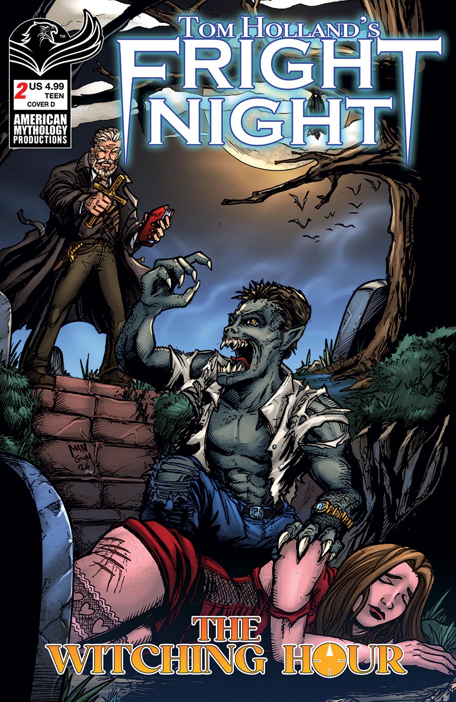 Tom Hollands Fright Night The Witching Hour #2 Cover D Variant Gabriel Mangum Cover