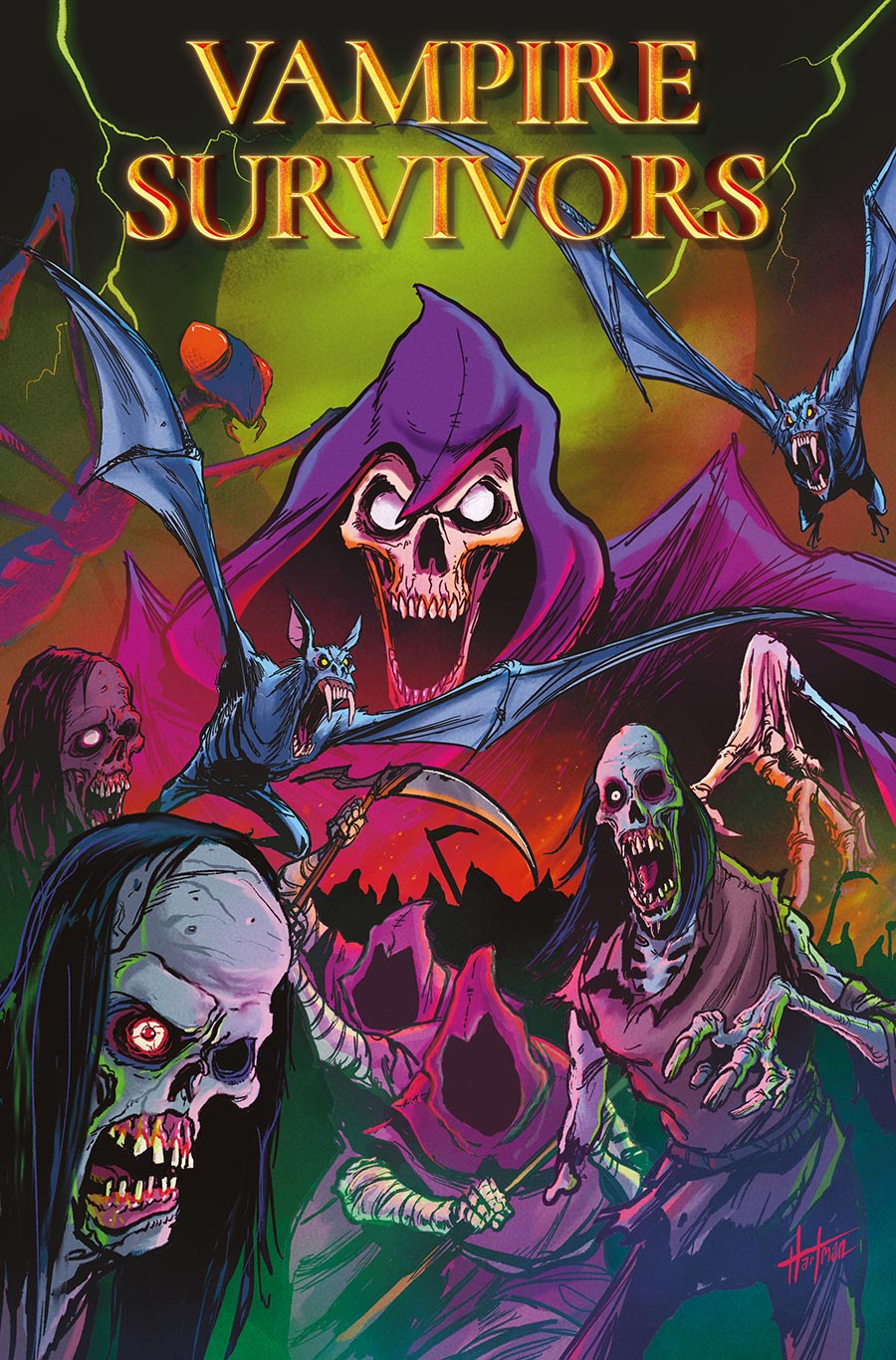 Vampire Survivors #1 Cover E Variant David Hartman Foil Cover