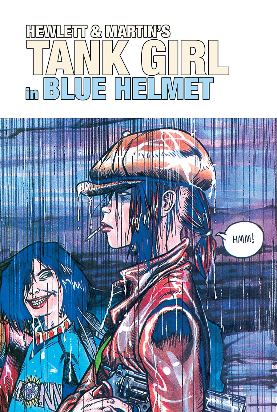 Hewlett & Martins Tank Girl In Blue Helmet #1 (One Shot) Cover B Variant Jamie Hewlett Card Stock Cover
