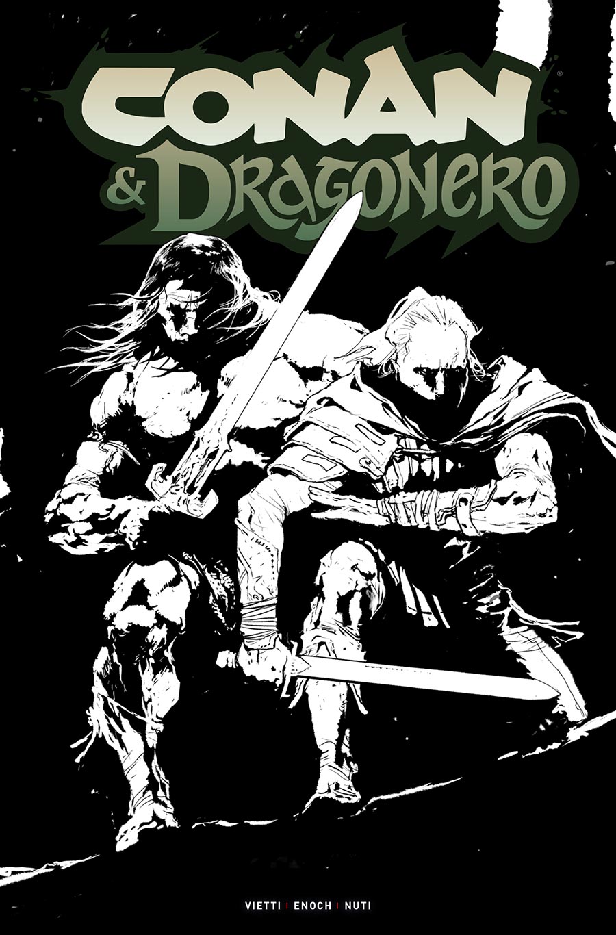 Conan & Dragonero #5 Cover D Variant Stevan Subic Inks Cover