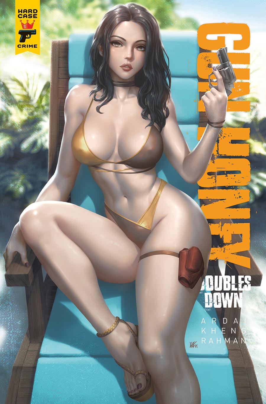 Hard Case Crime Gun Honey Doubles Down #4 Cover A Regular Kendrick kunkka Lim Cover
