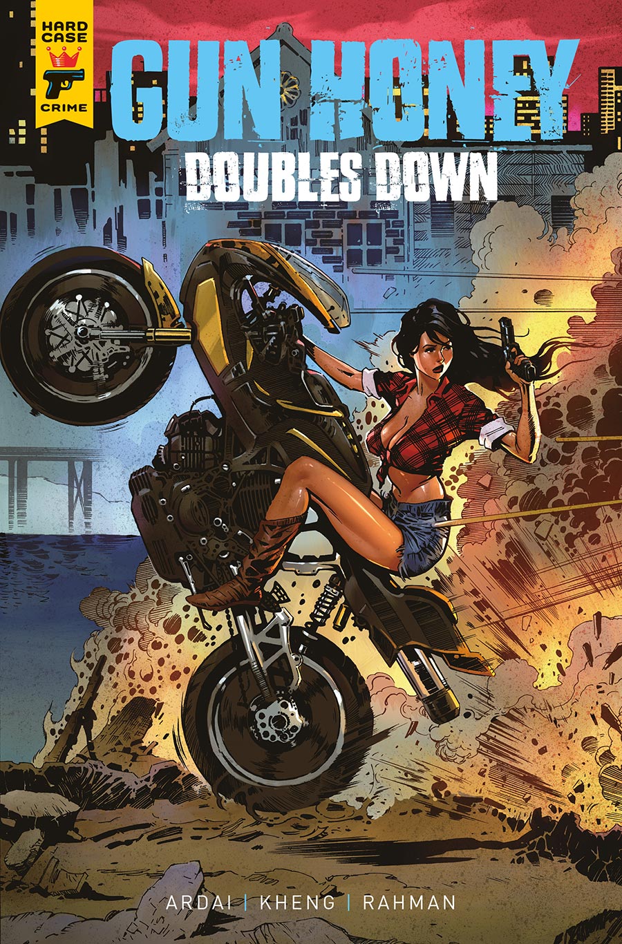 Hard Case Crime Gun Honey Doubles Down #4 Cover D Variant Ang Hor Kheng Cover