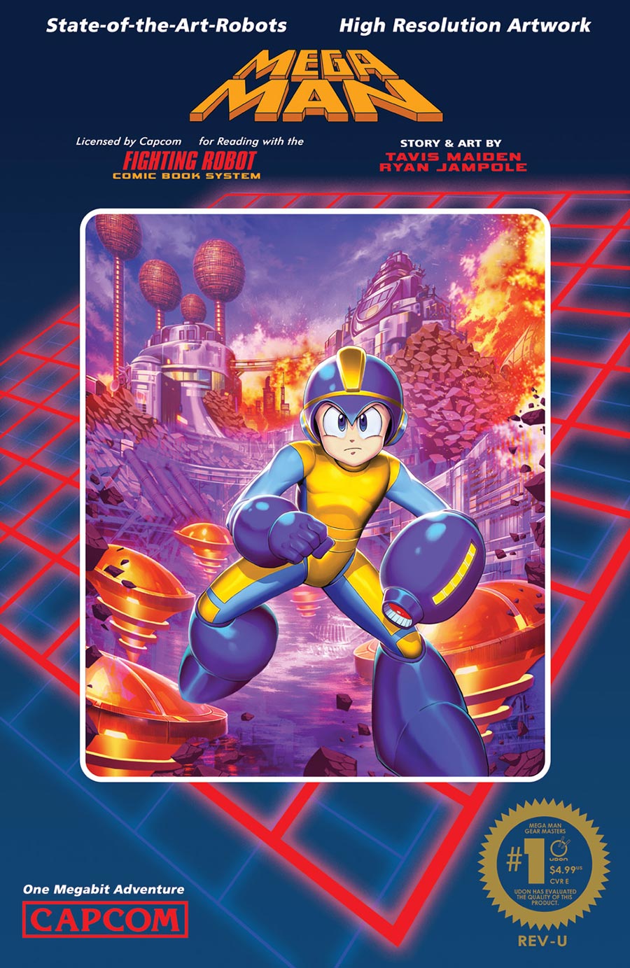 Mega Man Gear Masters #1 Cover E Incentive Genzoman Variant Cover