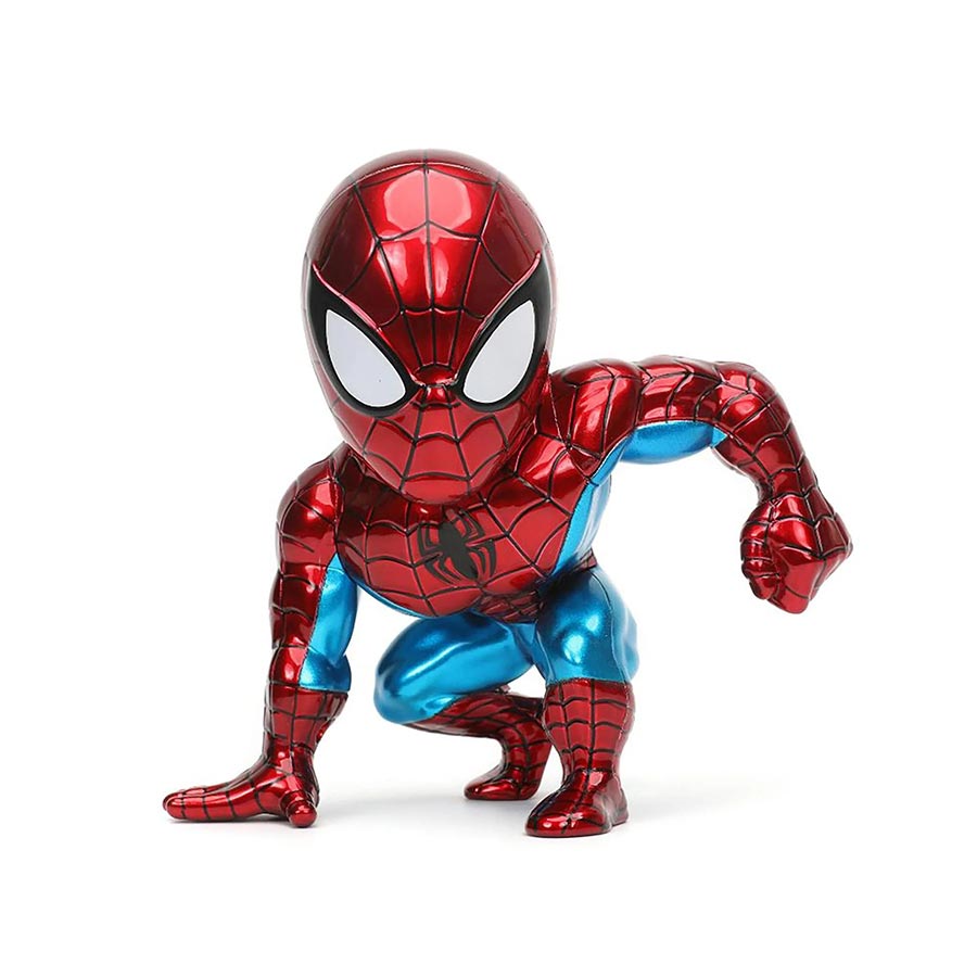 Marvel MetalFigs Die-Cast Ultimate Spider-Man Candy Red 6-Inch Action Figure