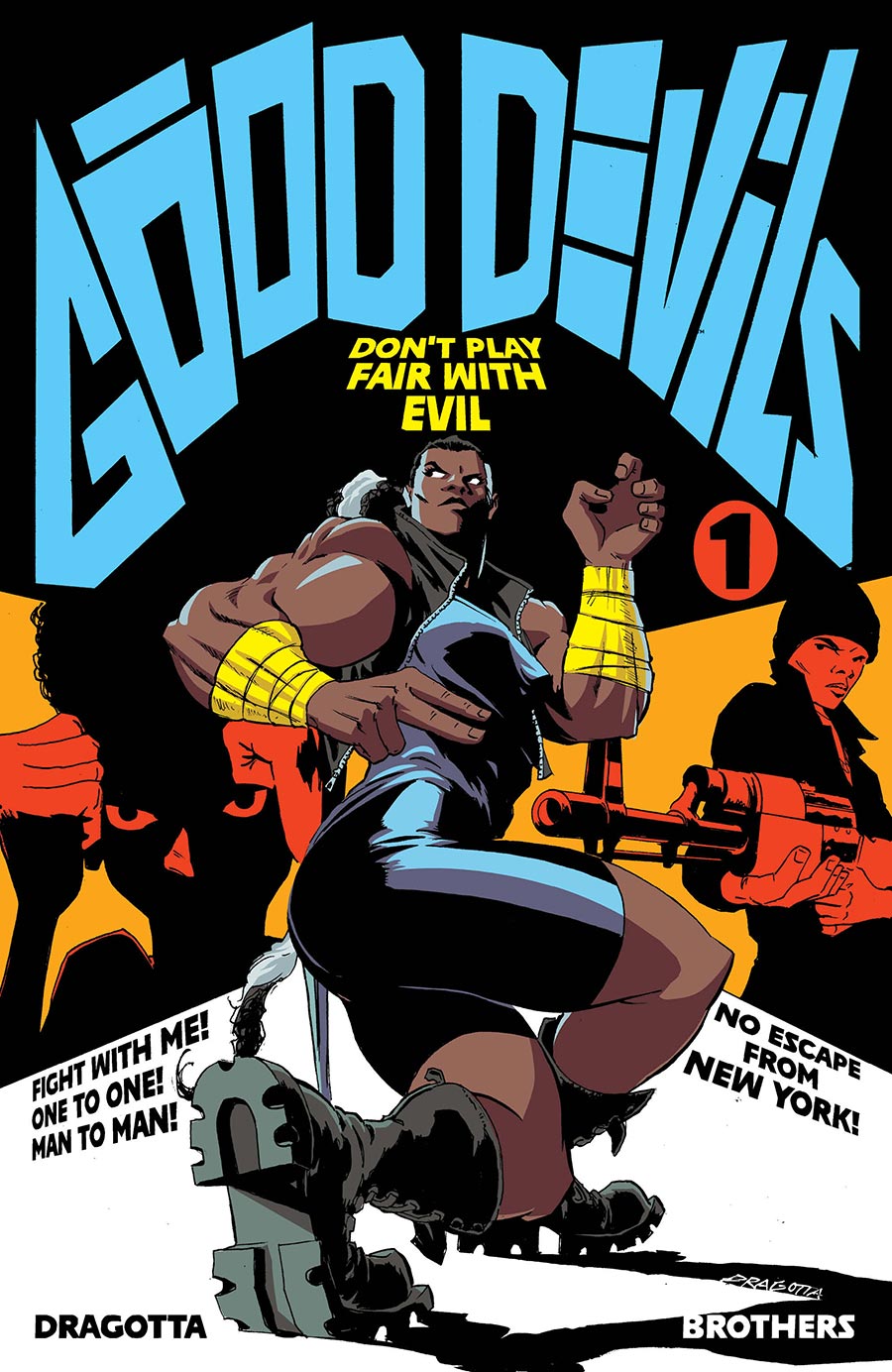 Good Devils Dont Play Fair With Evil #1 (One Shot) Cover E 2nd Ptg D Nick Dragotta Blue Variant Cover