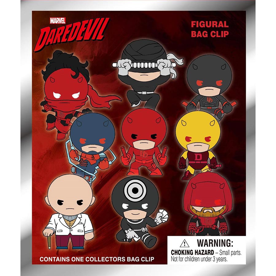 Marvel Daredevil 3D Foam Bag Clip Series 15 Blind Mystery Box