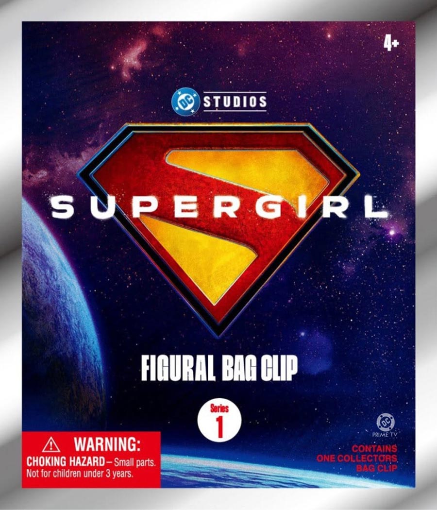 DC Supergirl 3D Foam Bag Clip Series 1 Blind Mystery Box