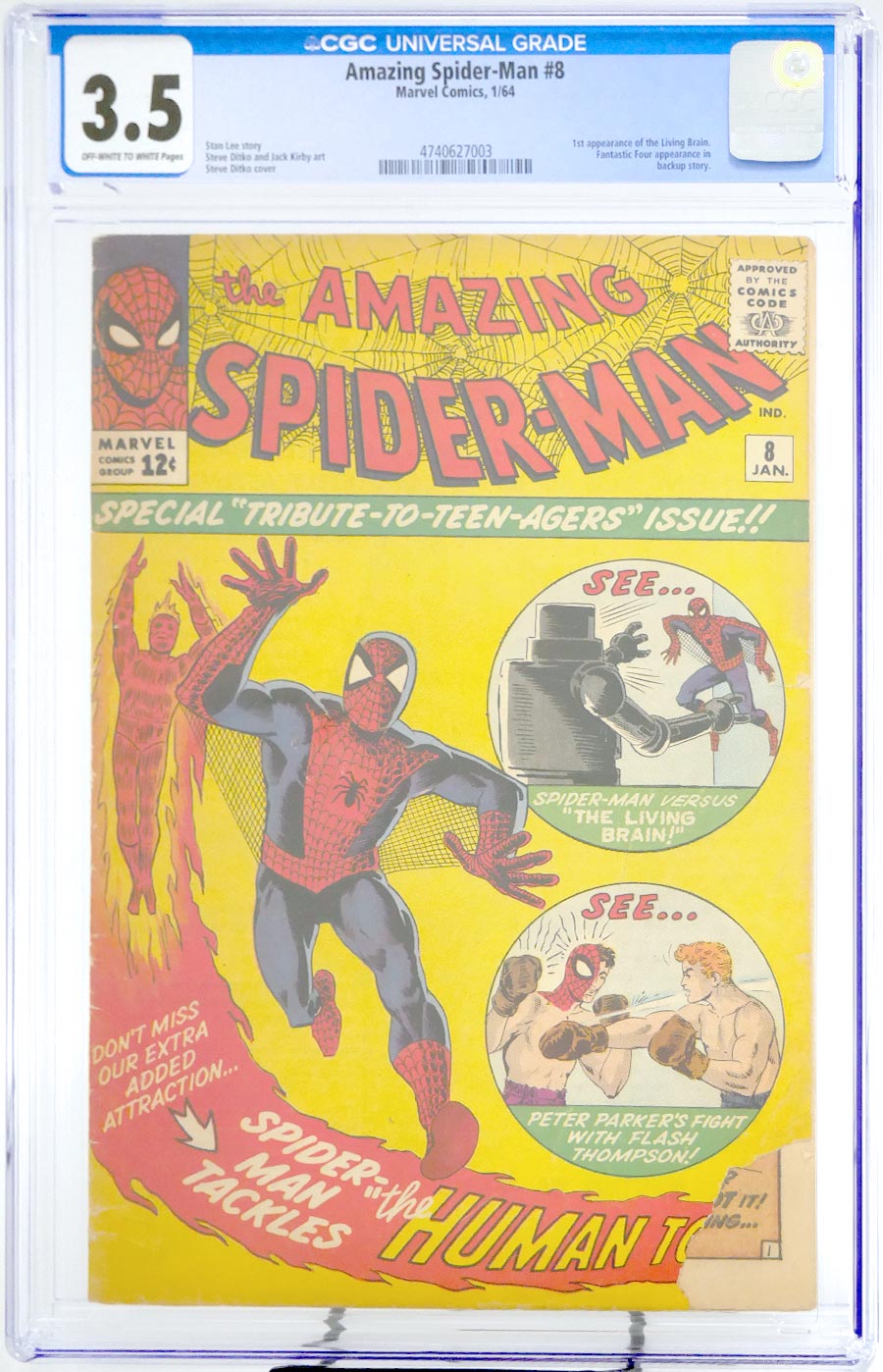 Amazing Spider-Man #8 Cover B CGC 3.5