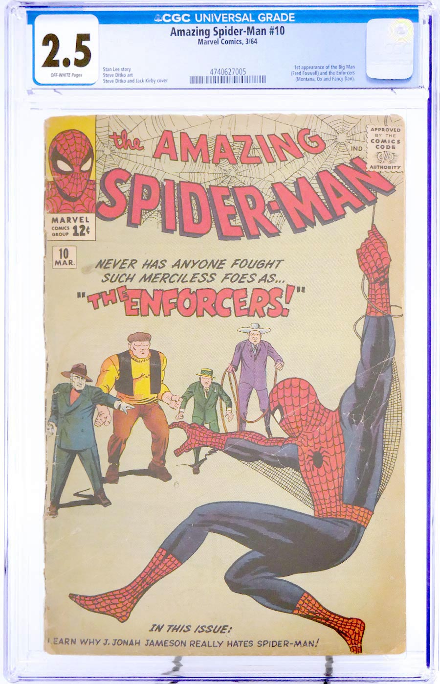 Amazing Spider-Man #10 Cover B CGC 2.5