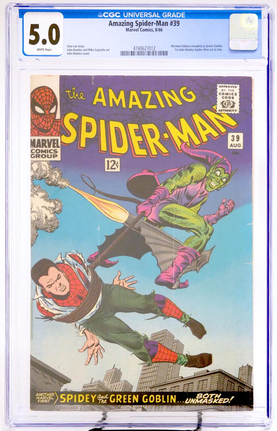 Amazing Spider-Man #39 Cover E CGC 5.0