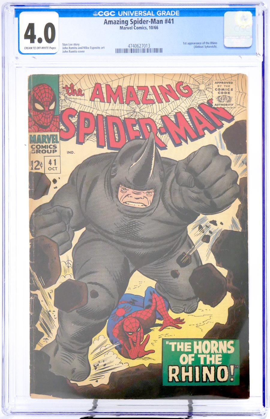 Amazing Spider-Man #41 Cover D 1st Ptg CGC 4.0