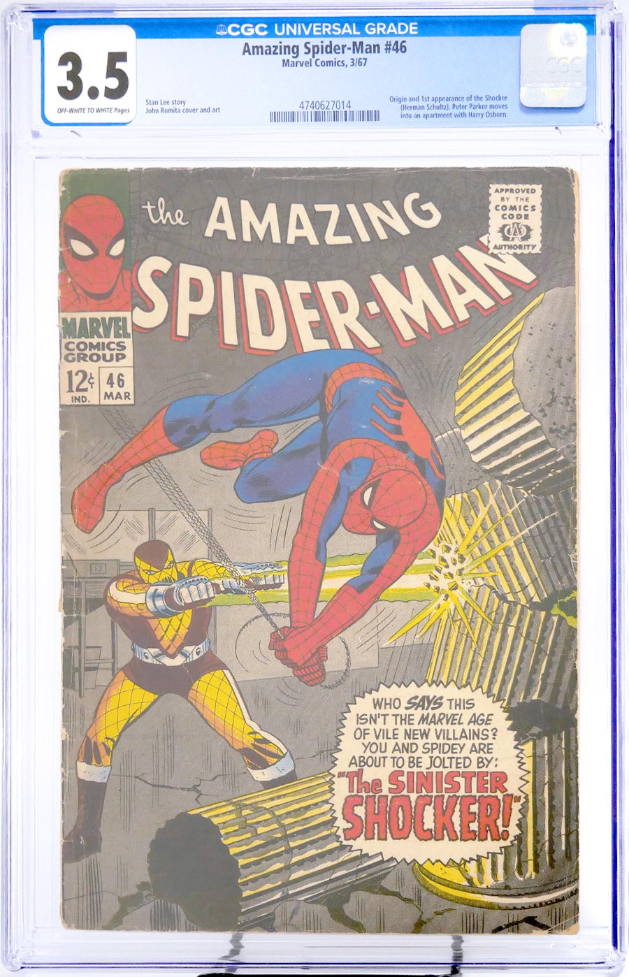 Amazing Spider-Man #46 Cover C 1st Ptg CGC 3.5