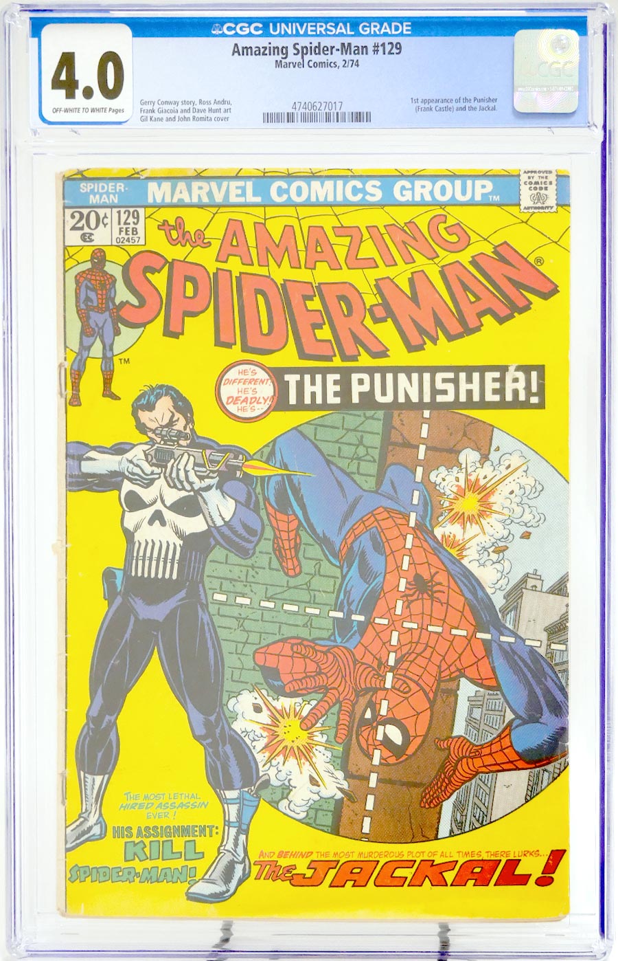 Amazing Spider-Man #129 Cover R Regular Cover CGC 4.0