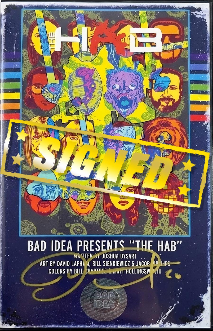 The Hab #1 Cover I Incentive Mini Comic & VHS Tape Signed by Joshua Dysart