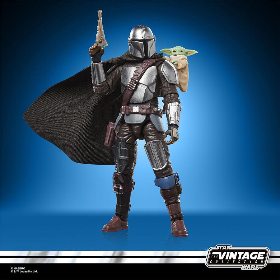 Star Wars The Vintage Collection The Mandalorian & Grogu Deluxe 3.75-Inch Action Figure