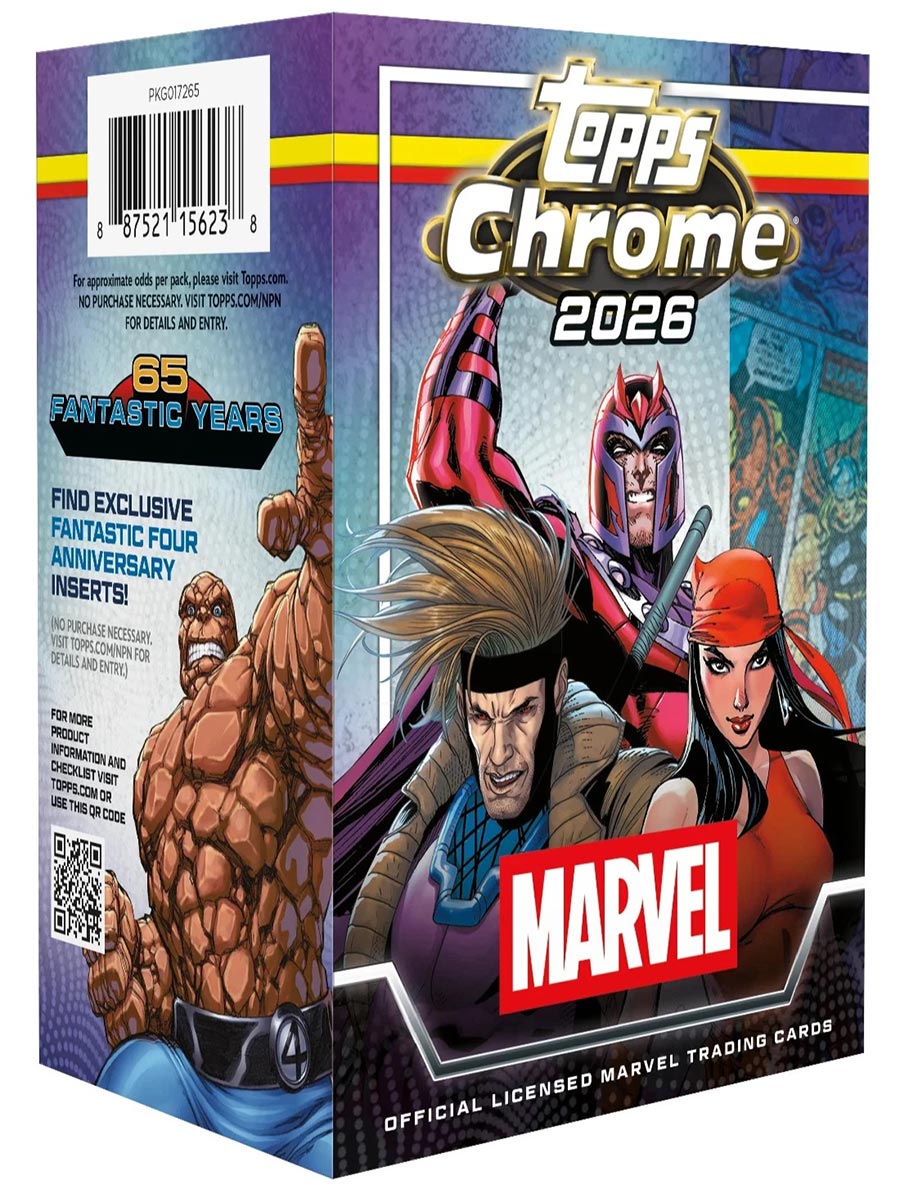 Topps 2026 Marvel Chrome Value Box