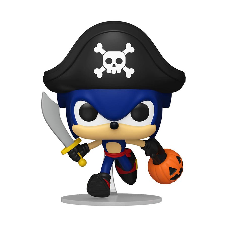 POP Games Sonic The Hedgehog Sonic As Pirate Vinyl Figure