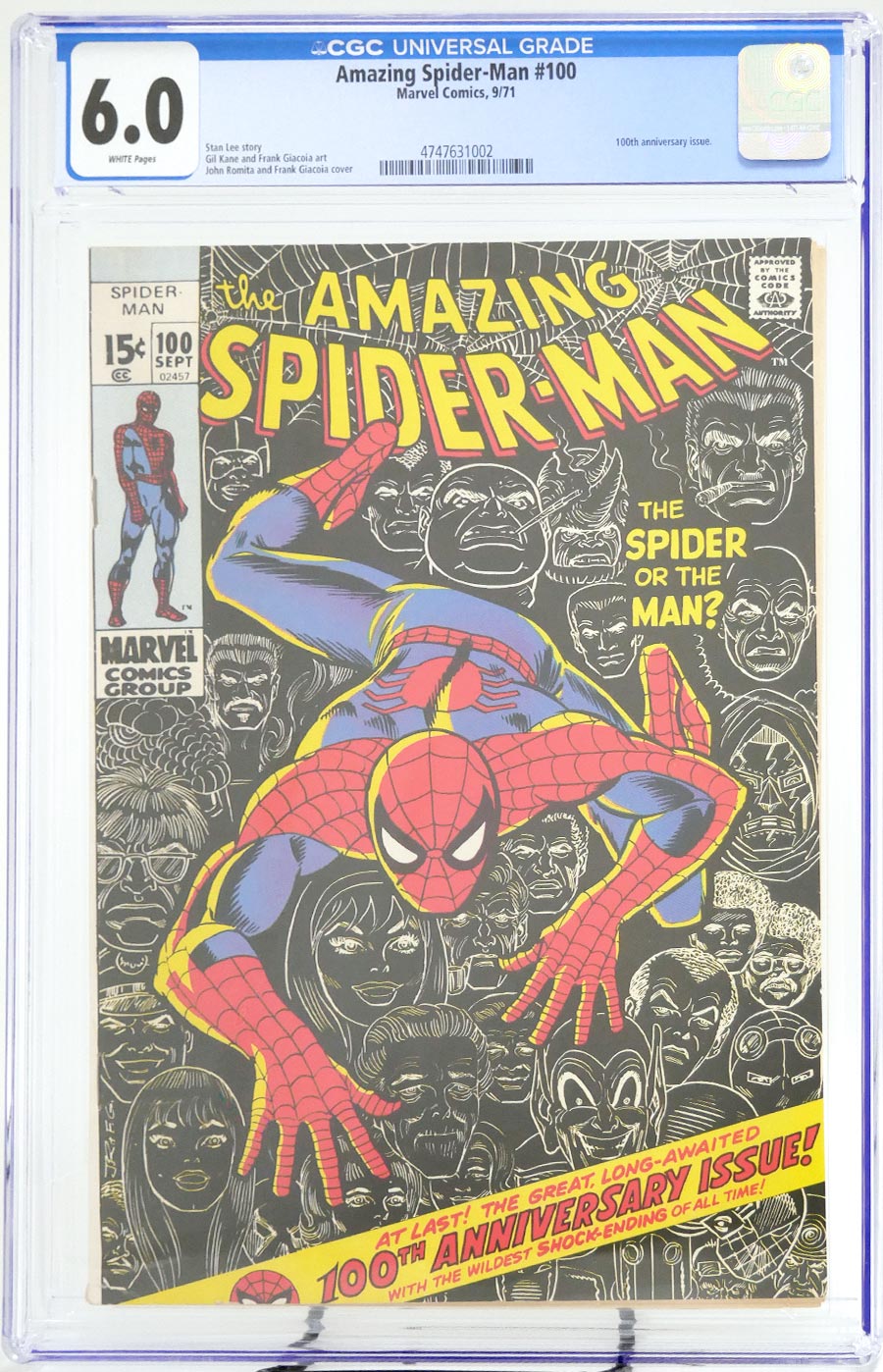 Amazing Spider-Man #100 Cover F CGC 6.0