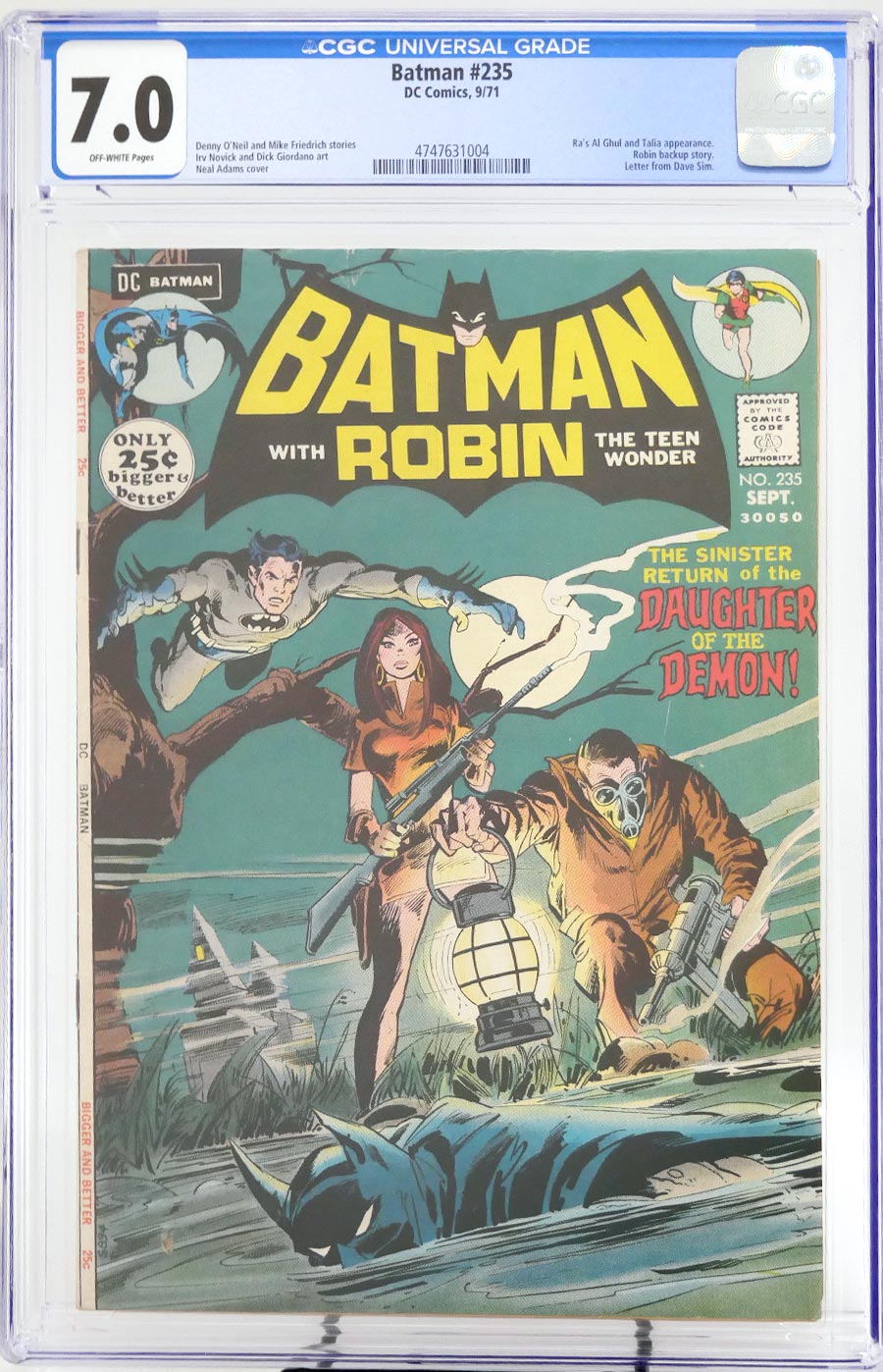 Batman #235 Cover B CGC 7.0