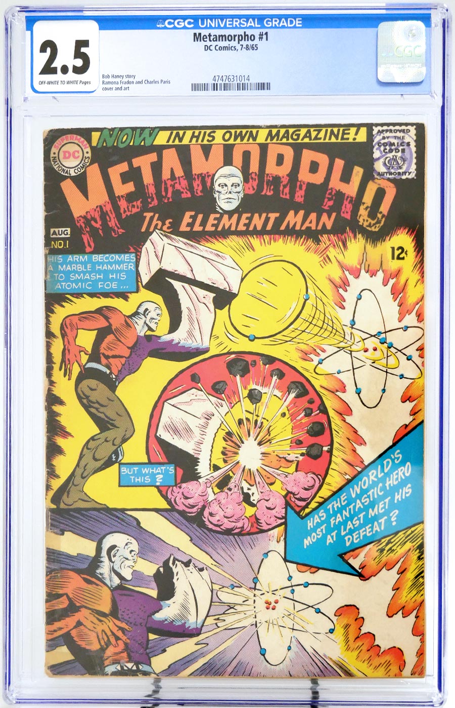 Metamorpho #1 Cover B CGC 2.5