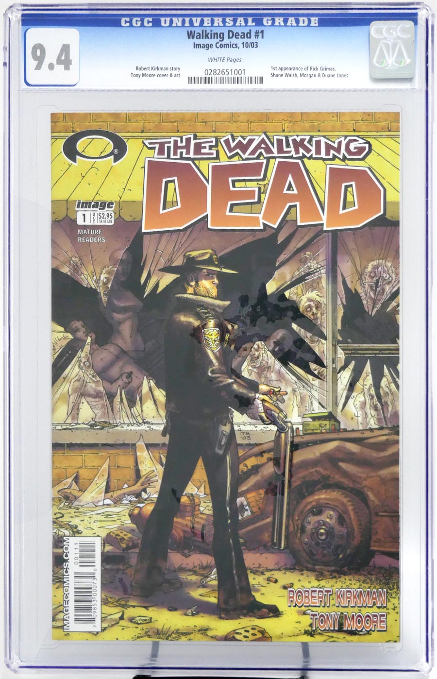 Walking Dead #1 Cover Z-Z-P 1st Ptg CGC 9.4