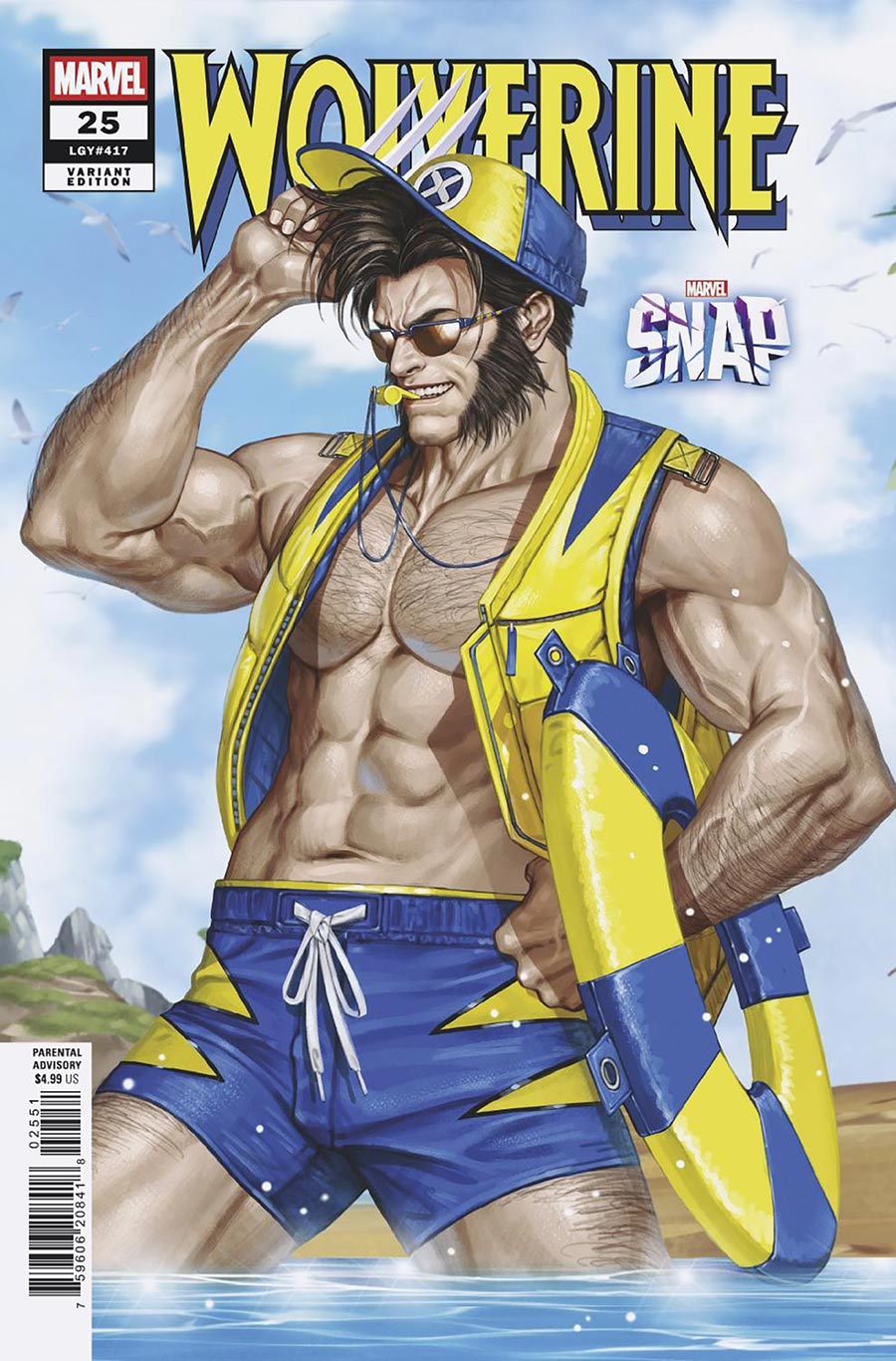 Wolverine Vol 8 #25 Cover C Variant Inhyuk Lee Marvel SNAP Swimsuit Cover