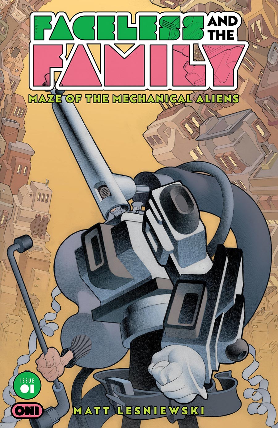 Faceless And The Family Maze Of The Mechanical Aliens #1 Cover F 2nd Ptg