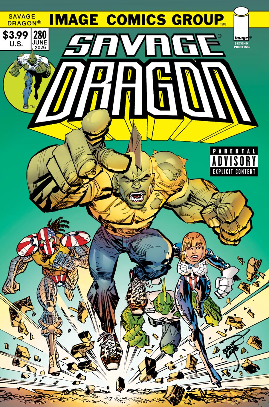 Savage Dragon Vol 2 #280 Cover D 2nd Ptg
