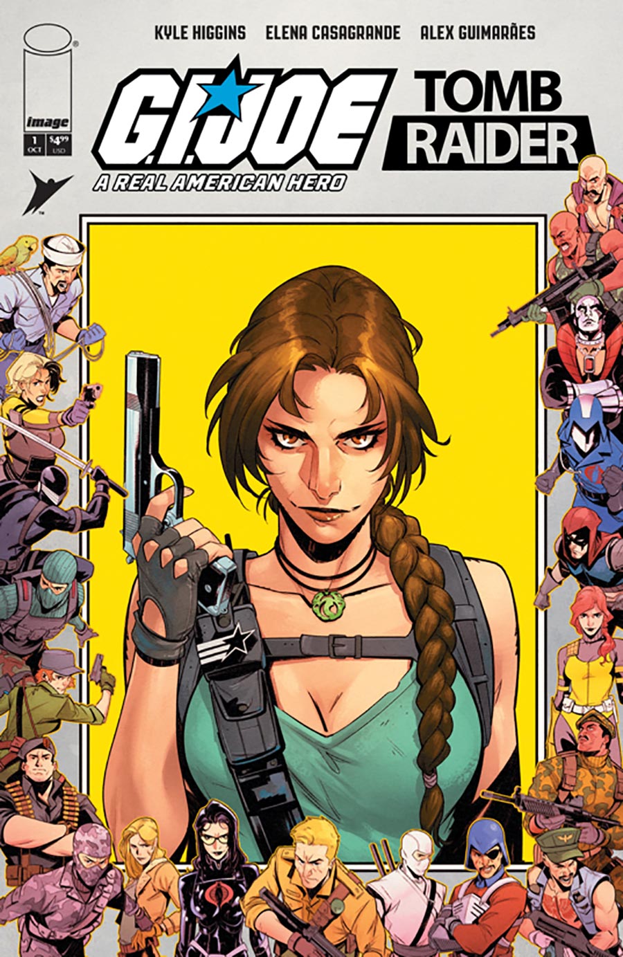 GI Joe A Real American Hero Tomb Raider #1 Cover F Incentive Lorenzo Tammetta & Mike Spicer Foil Variant Cover