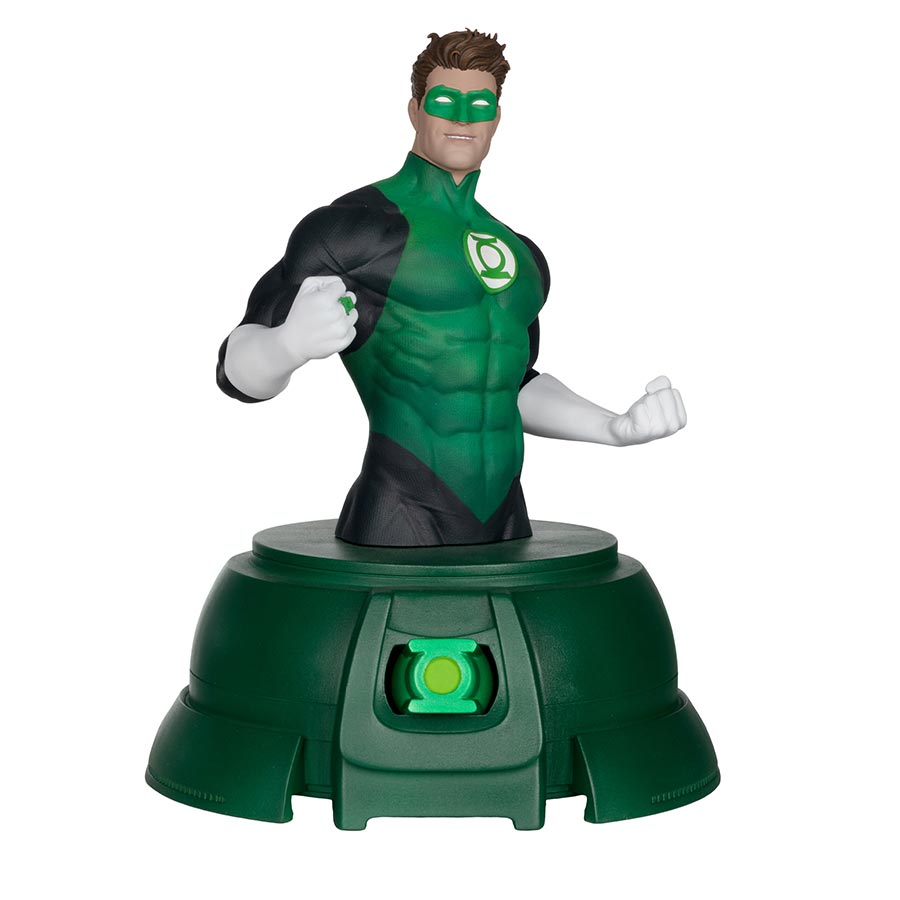 Green Lantern Hal Jordan Bust With 1/1 Scale Power Ring Prop Replica