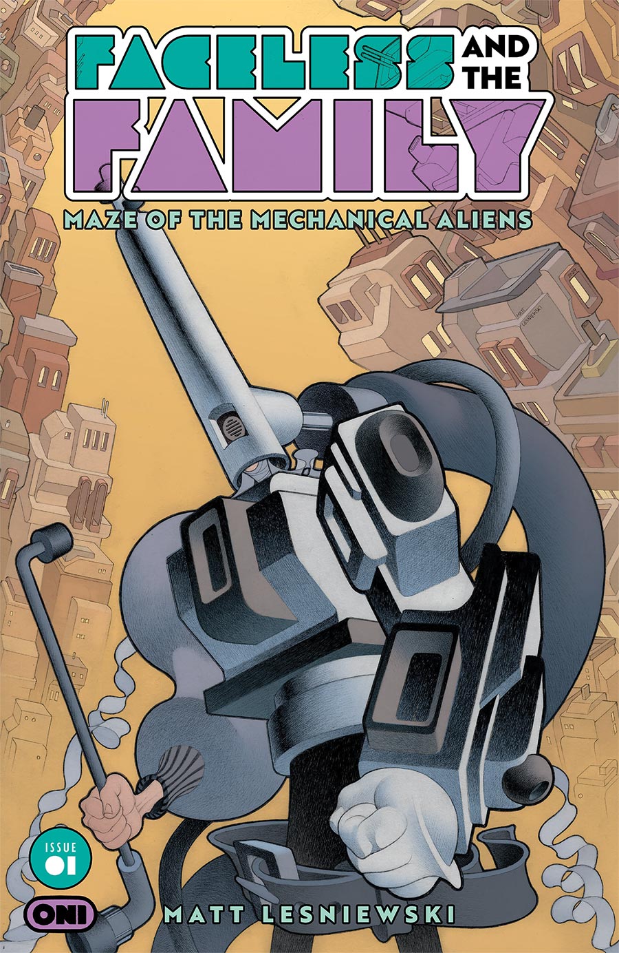 Faceless And The Family Maze Of The Mechanical Aliens #1 Cover G 3rd Ptg