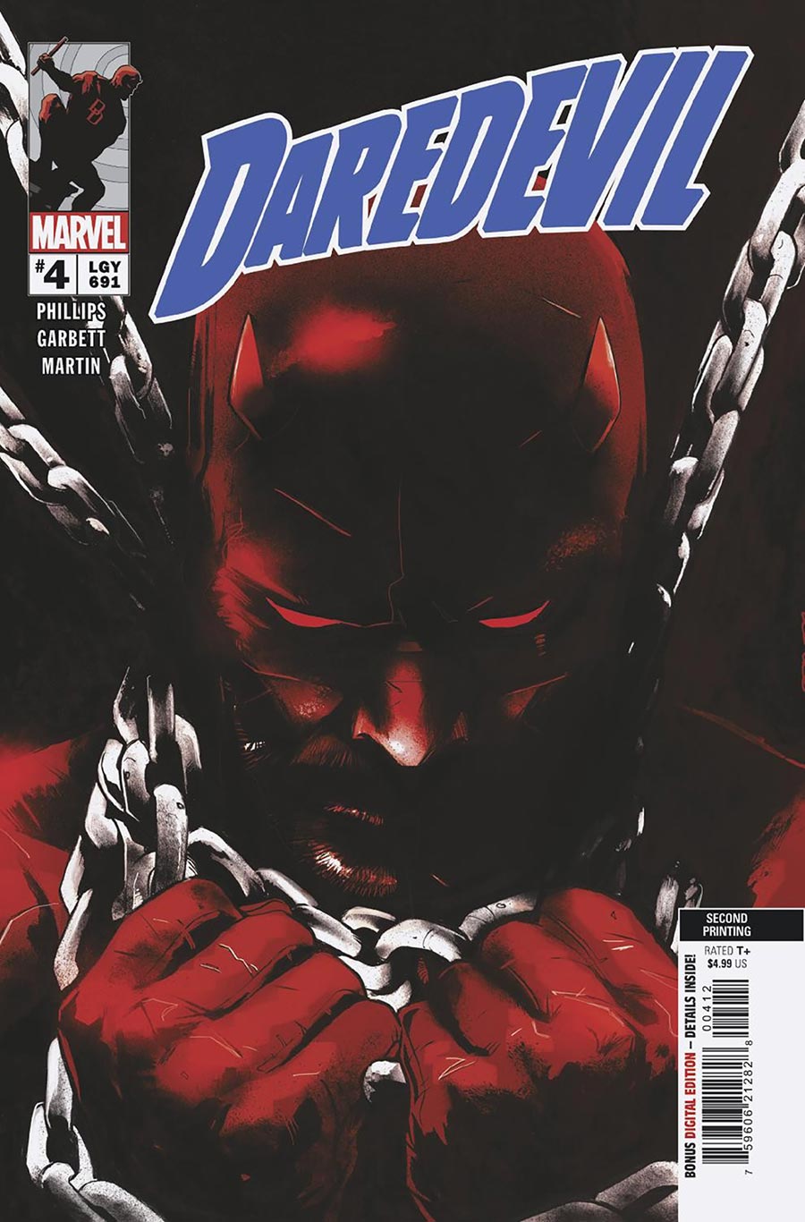 Daredevil Vol 9 #4 Cover H 2nd Ptg Lee Garbett Variant Cover