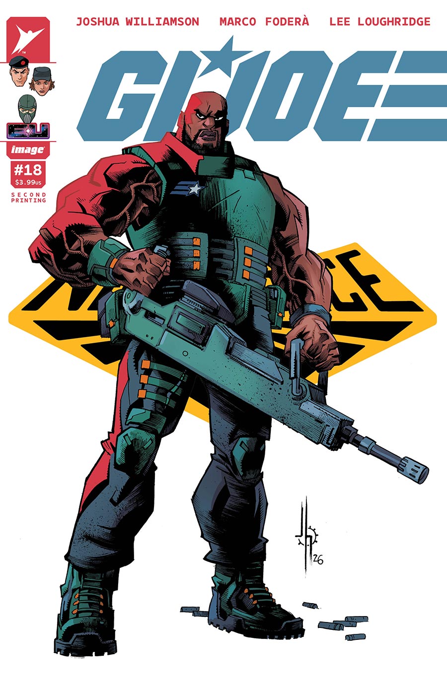 GI Joe Vol 10 #18 Cover G 2nd Ptg A Jason Howard Cover