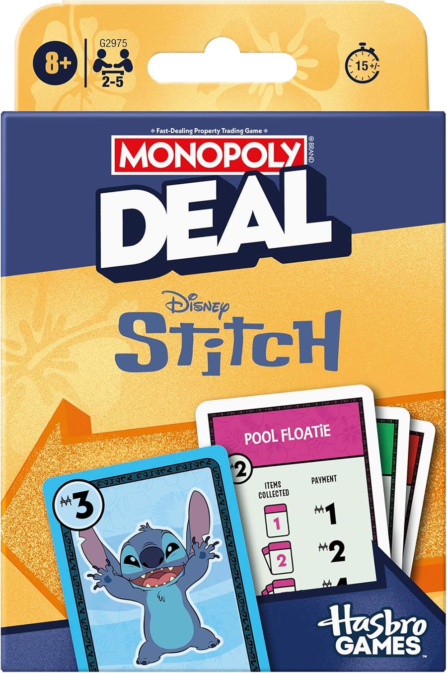 Monopoly Deal Disney Stitch Edition Card Game