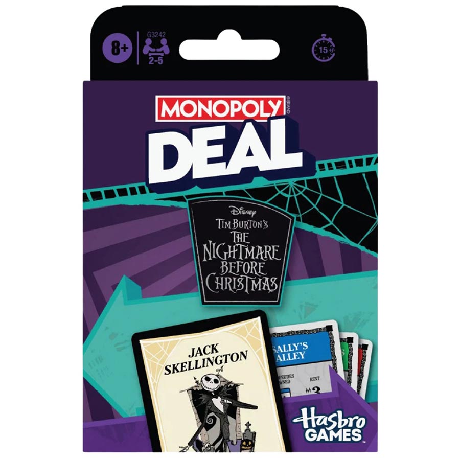 Monopoly Deal Tim Burtons The Nightmare Before Christmas Edition Card Game