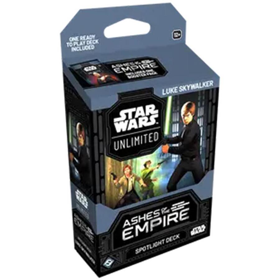 Star Wars Unlimited Ashes Of The Empire Spotlight Deck - Luke Skywalker
