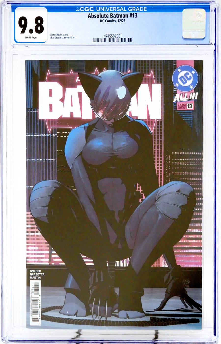Absolute Batman #13 Cover L Regular Nick Dragotta Cover CGC 9.8 (DC All In)