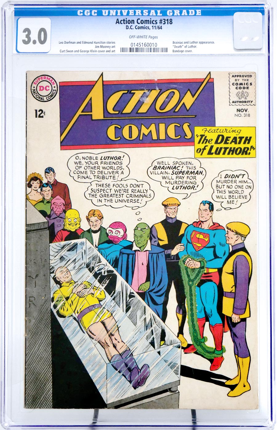 Action Comics #318 Cover B CGC 3.0