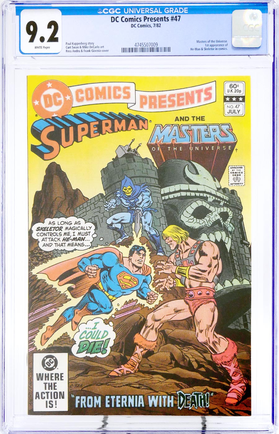 DC Comics Presents #47 Cover C CGC 9.2